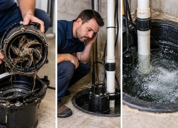 Grinding, humming, gurgling: what each sump pump noise means